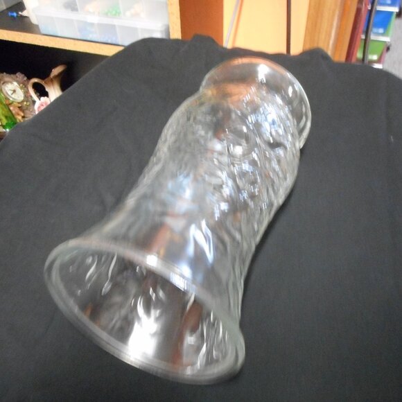 vase, large mouth, clear glass - Picture 5 of 5